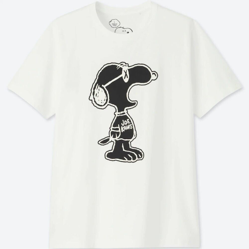 Uniqlo: Kaws x Peanuts Snoopy T-Shirt/Tee (White XS) 407199